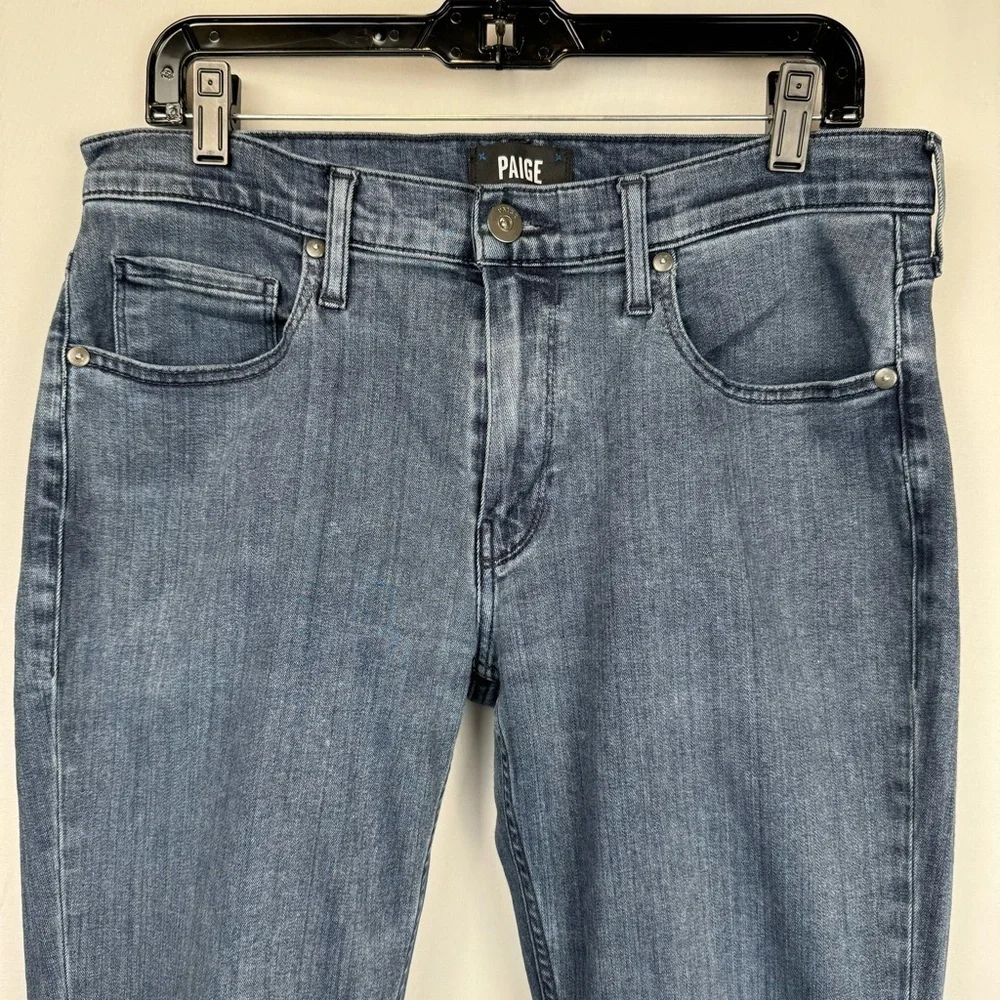 PAIGE Men’s Federal Denim Jeans Slim Straight Leg Jashua Wash Size 31 x 29